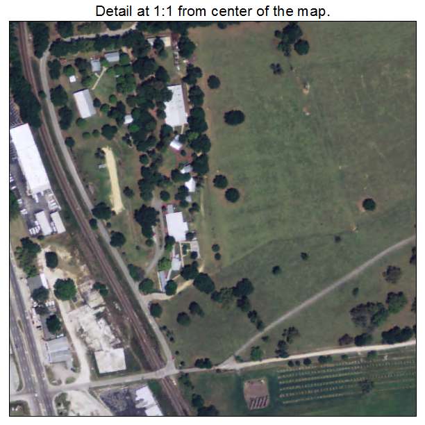Dade City North, Florida aerial imagery detail