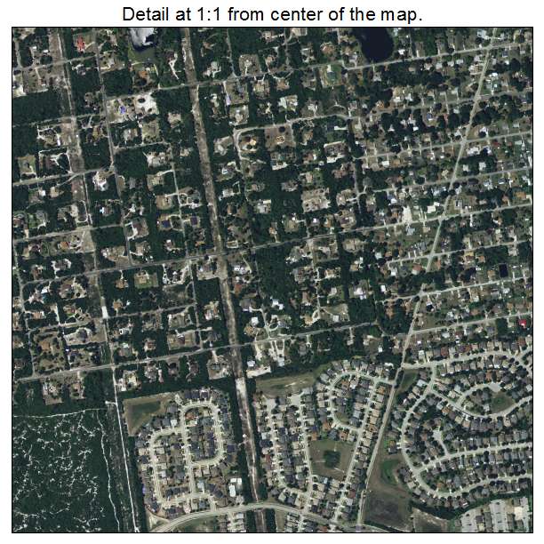 De Bary, Florida aerial imagery detail
