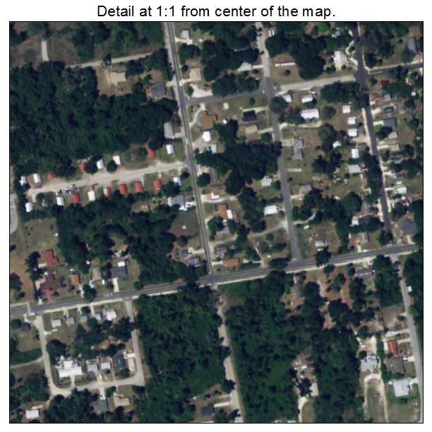 De Land Southwest, Florida aerial imagery detail
