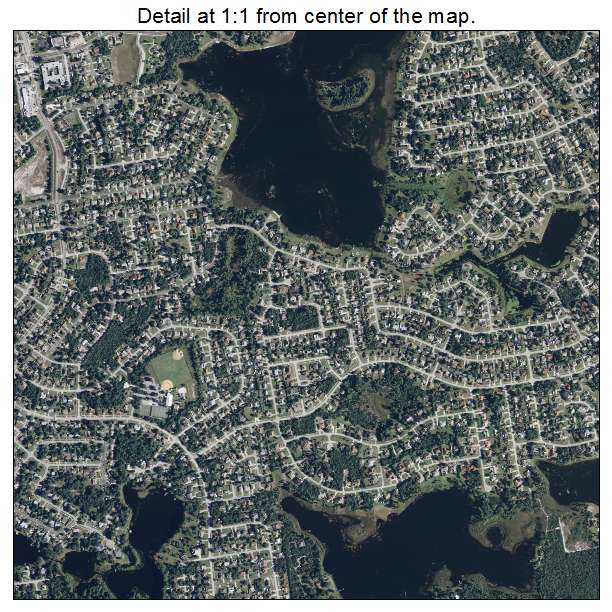 Deltona, Florida aerial imagery detail