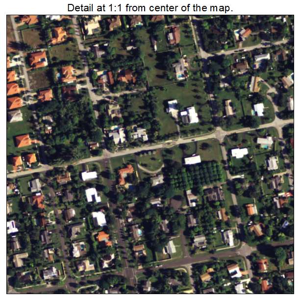 East Perrine, Florida aerial imagery detail