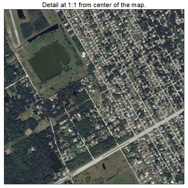 Edgewater, Florida aerial imagery detail