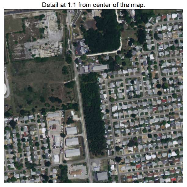 Elfers, Florida aerial imagery detail
