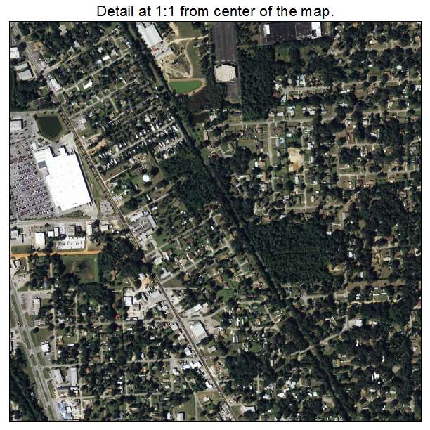 Ensley, Florida aerial imagery detail