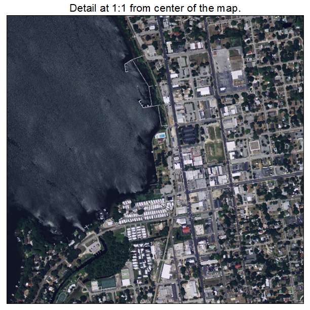 Eustis, Florida aerial imagery detail