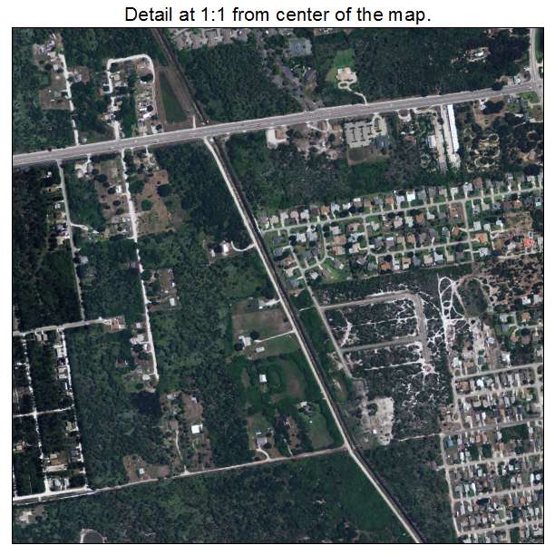 Florida Ridge, Florida aerial imagery detail
