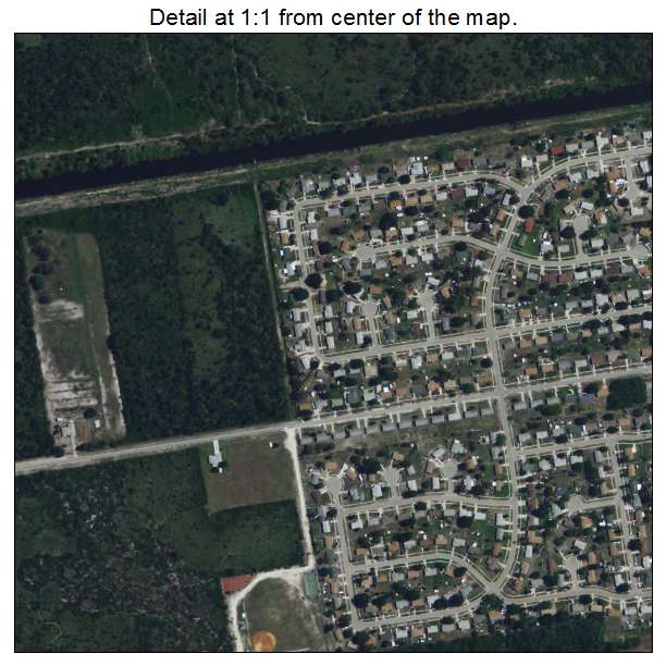 Fort Pierce North, Florida aerial imagery detail