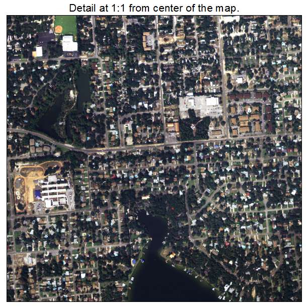 Fort Walton Beach, Florida aerial imagery detail
