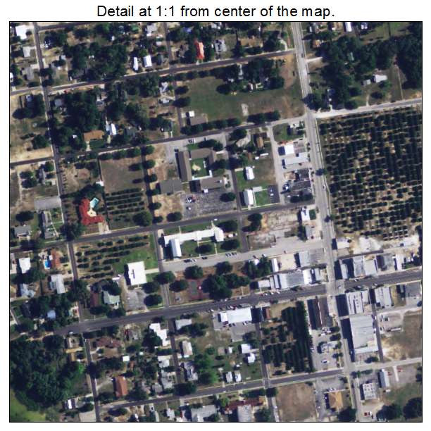 Frostproof, Florida aerial imagery detail