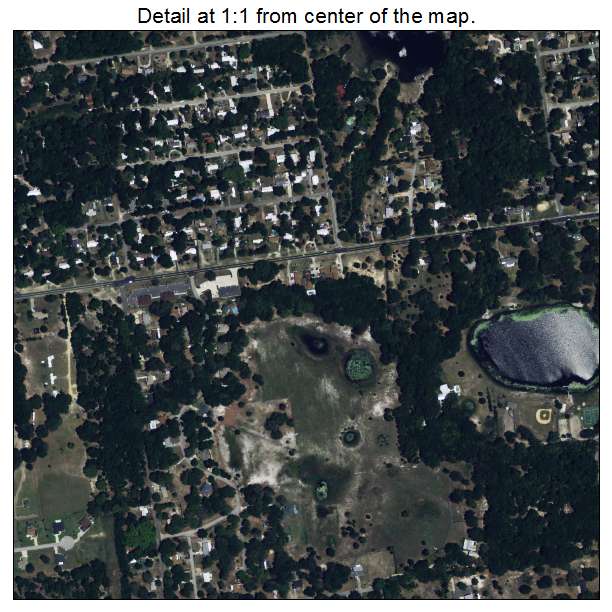 Fruitland Park, Florida aerial imagery detail