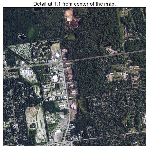 Gainesville, Florida aerial imagery detail