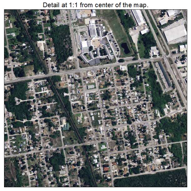 Gifford, Florida aerial imagery detail