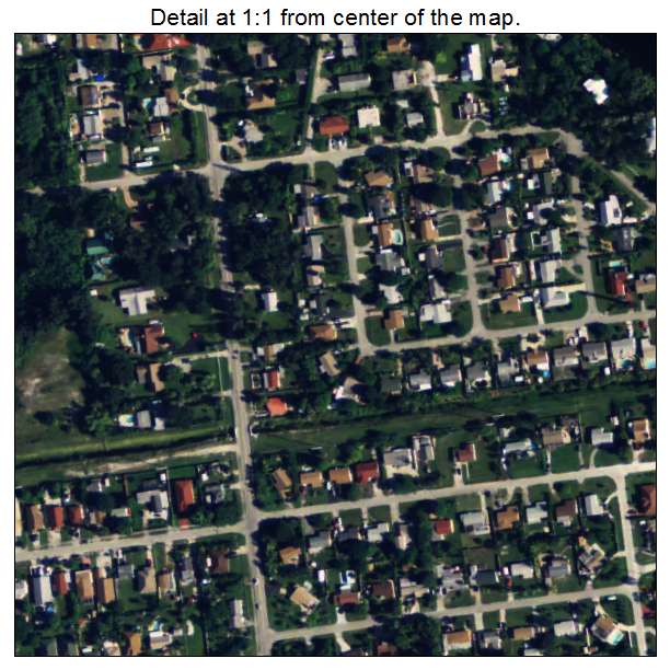 Glen Ridge, Florida aerial imagery detail