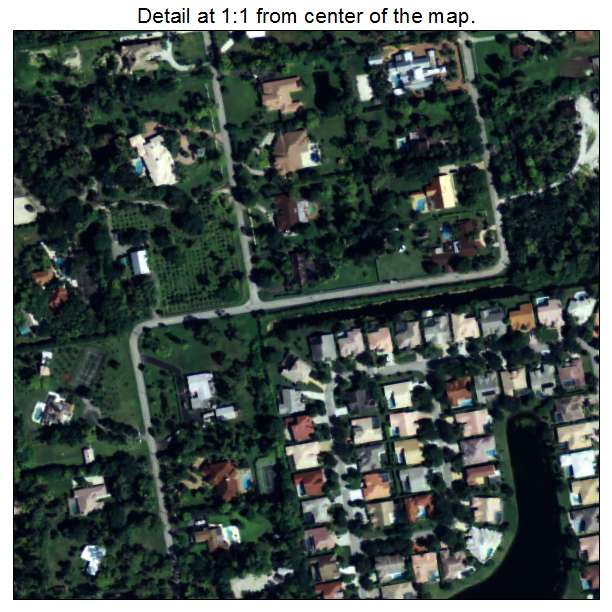 Godfrey Road, Florida aerial imagery detail