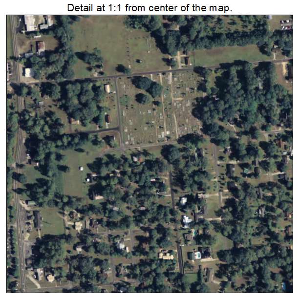 Graceville, Florida aerial imagery detail