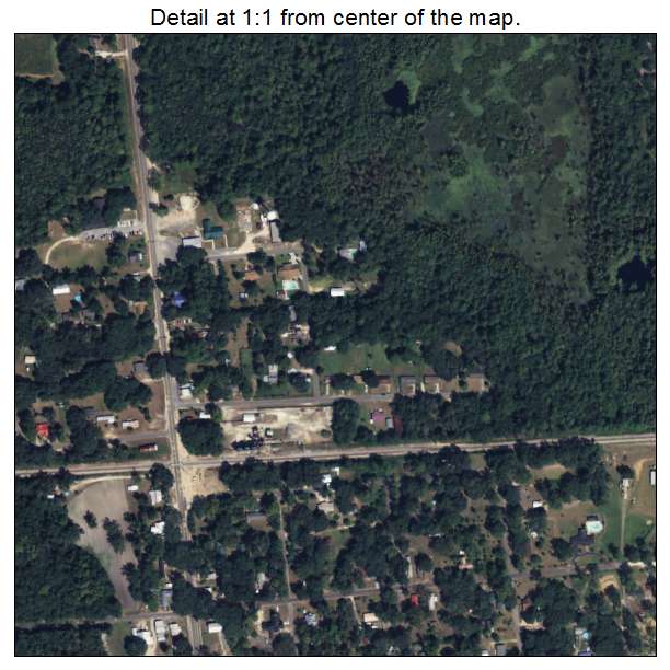 Grand Ridge, Florida aerial imagery detail