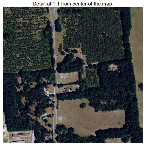 Greenwood, Florida aerial imagery detail