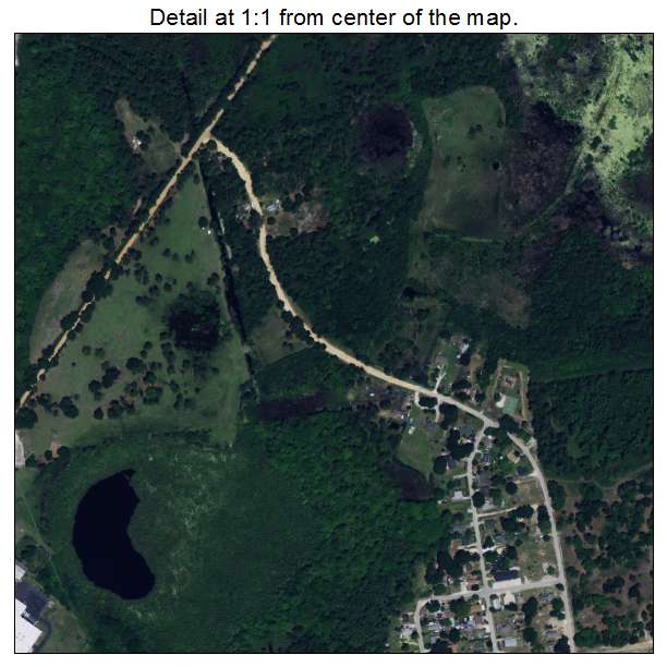 Groveland, Florida aerial imagery detail