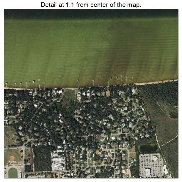 Gulf Breeze, Florida aerial imagery detail