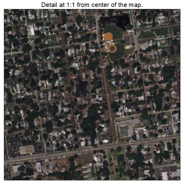 Gulfport, Florida aerial imagery detail