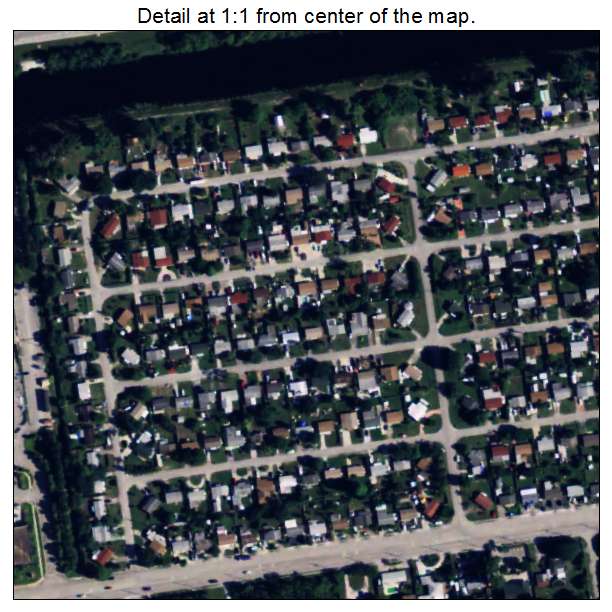 Gun Club Estates, Florida aerial imagery detail