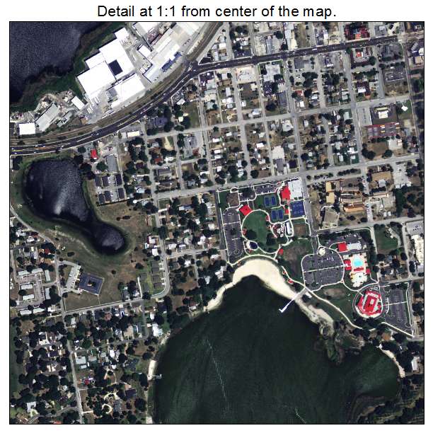 Haines City, Florida aerial imagery detail