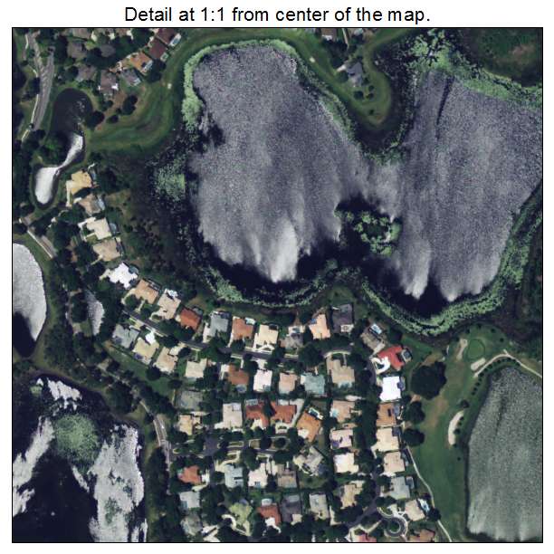 Heathrow, Florida aerial imagery detail