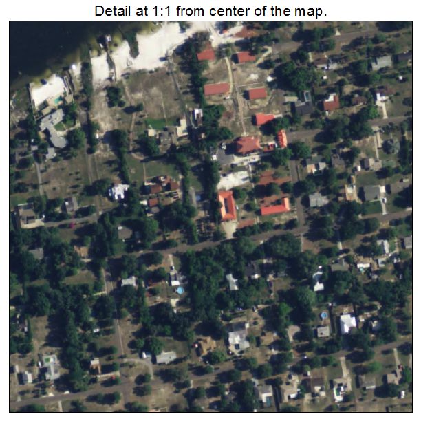 Hillcrest Heights, Florida aerial imagery detail
