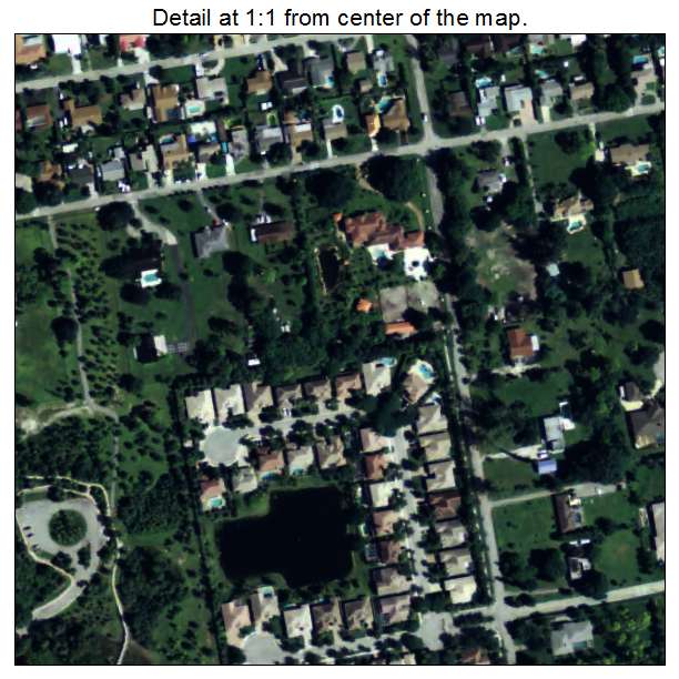 Hillsboro Pines, Florida aerial imagery detail