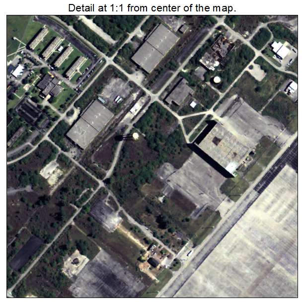 Homestead Base, Florida aerial imagery detail