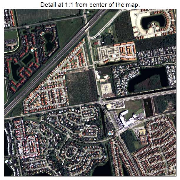 Homestead, Florida aerial imagery detail