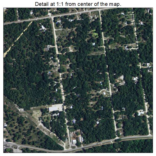Inglis, Florida aerial imagery detail