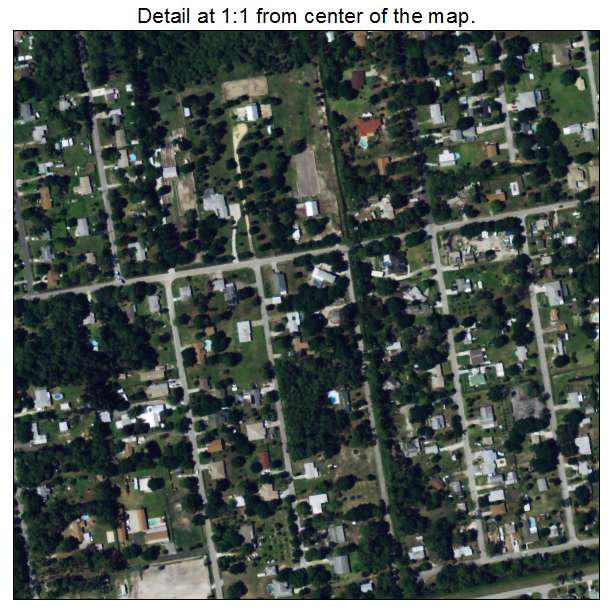 June Park, Florida aerial imagery detail