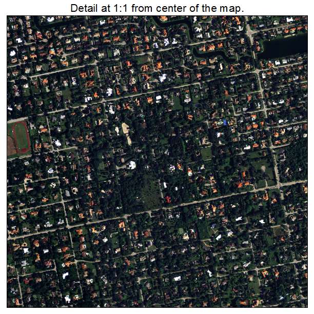 Kendall, Florida aerial imagery detail