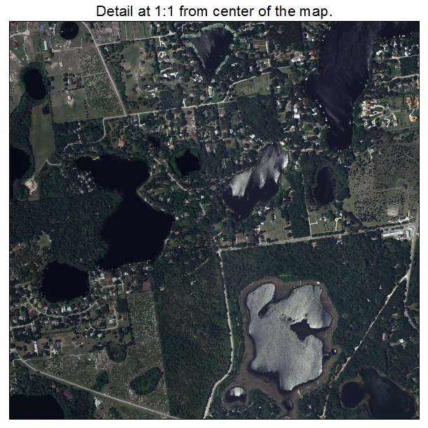 Keystone, Florida aerial imagery detail