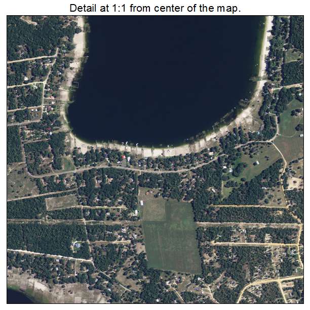 Keystone Heights, Florida aerial imagery detail