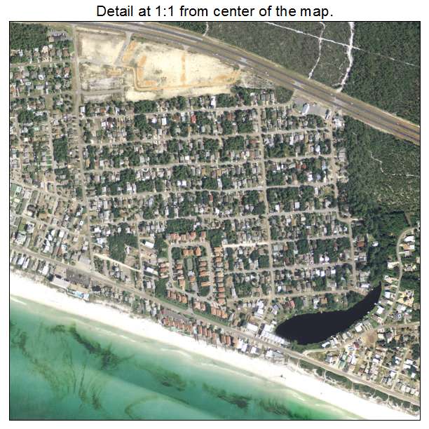 Laguna Beach, Florida aerial imagery detail