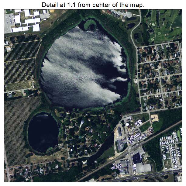 Lake Alfred, Florida aerial imagery detail