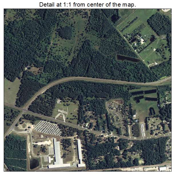 Lake City, Florida aerial imagery detail