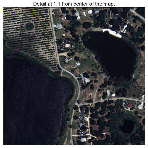 Lake Hamilton, Florida aerial imagery detail