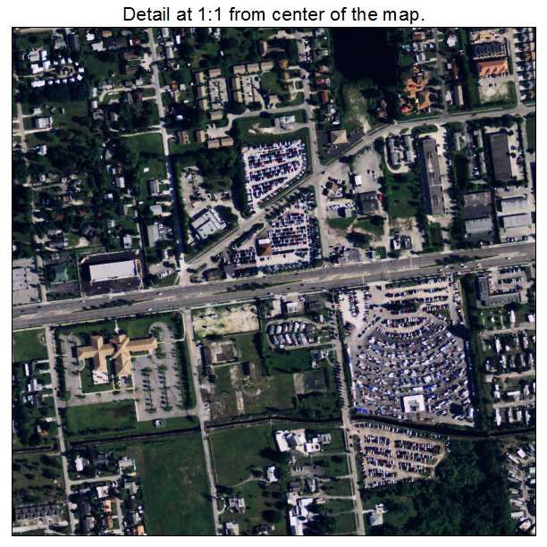 Lake Worth Corridor, Florida aerial imagery detail