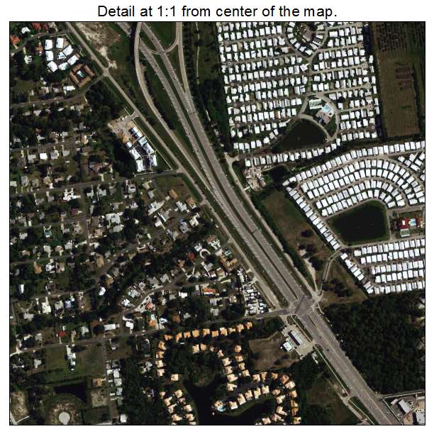 Laurel, Florida aerial imagery detail
