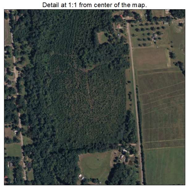 Laurel Hill, Florida aerial imagery detail