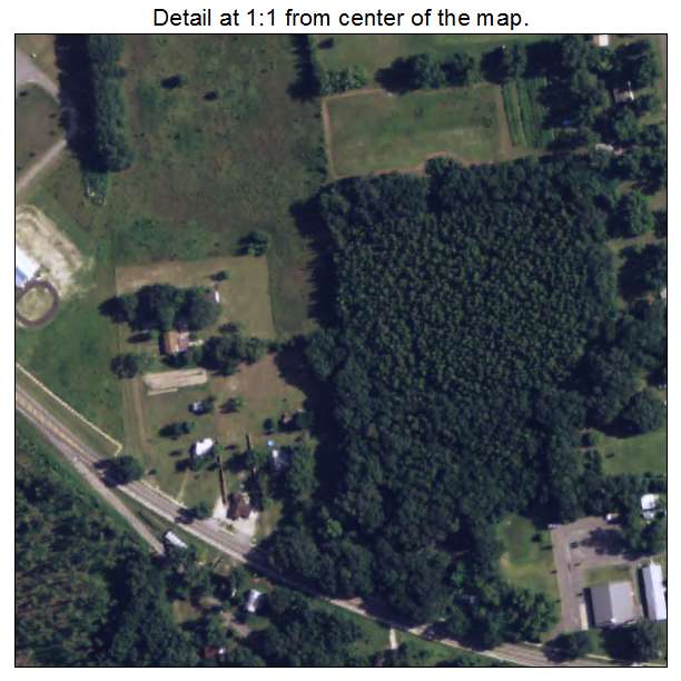 Lee, Florida aerial imagery detail