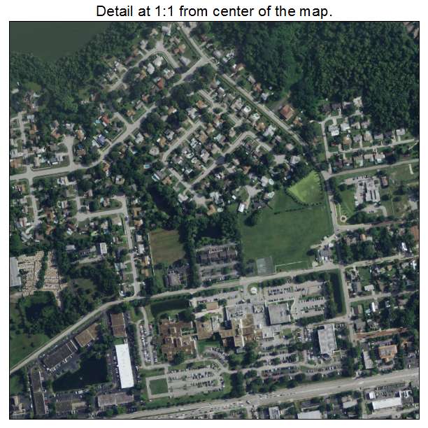 Longwood, Florida aerial imagery detail