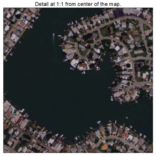 Madeira Beach, Florida aerial imagery detail