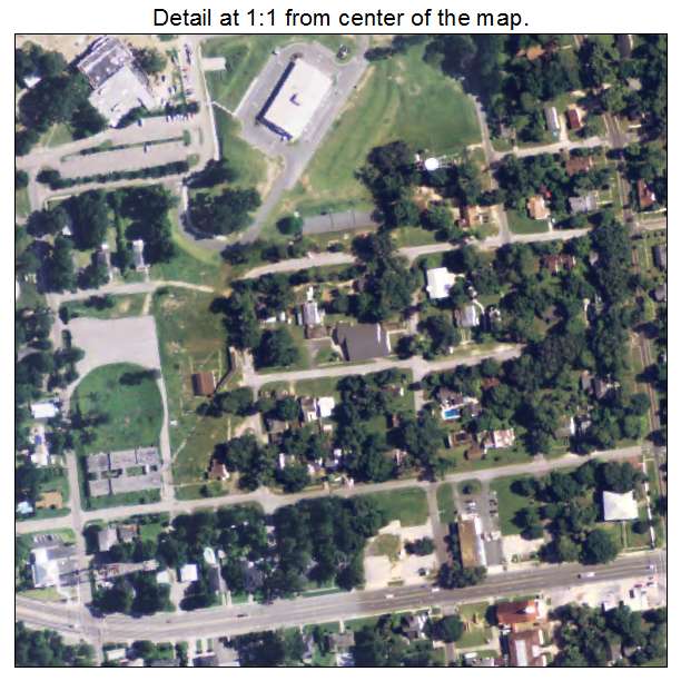 Madison, Florida aerial imagery detail