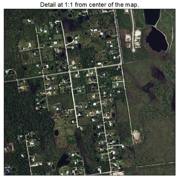 Malabar, Florida aerial imagery detail