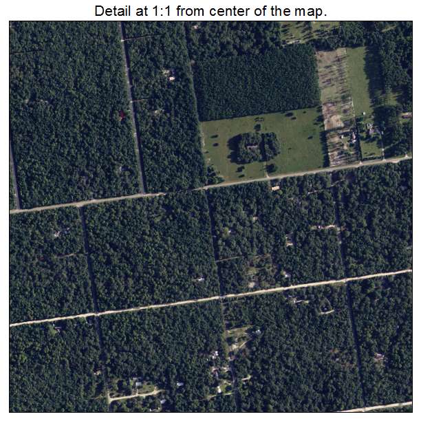 Manattee Road, Florida aerial imagery detail