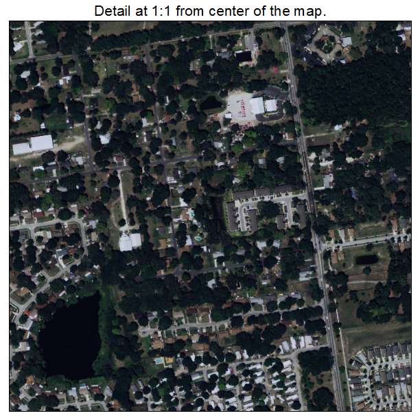 Mango, Florida aerial imagery detail